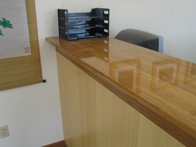 bamboo countertop