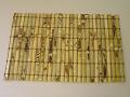 bamboo scortched placemat