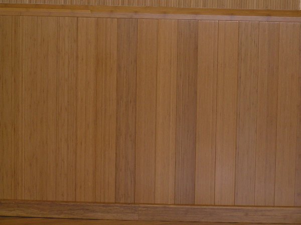 bamboo wainscoting