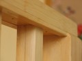 horizontal bamboo stairs