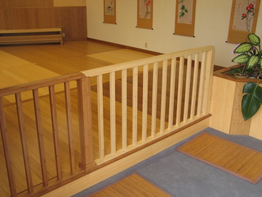 bamboo railing